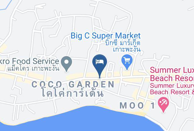 Amphoe Ko Pha Ngan - First & Frang Hotel Koh Phangan Maps