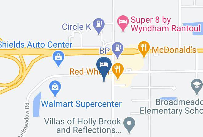 Champaign - First Heritage Inn Maps