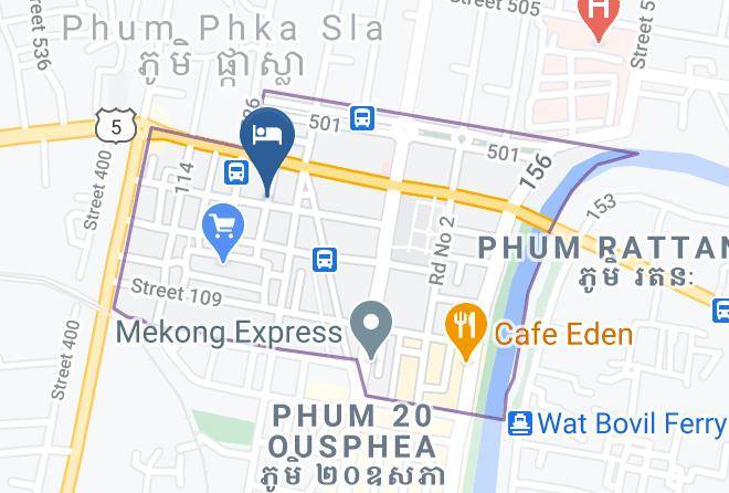 Battambang City - First Hotel Maps