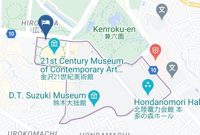 Kanazawa City - First Hotel Kanazawa Maps