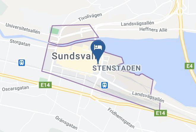 Sundsvall - First Hotel Strand Maps