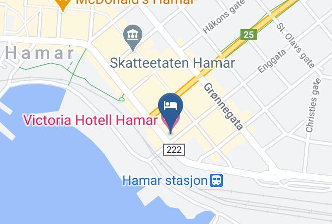 Hamar - First Hotel Victoria Hamar Maps