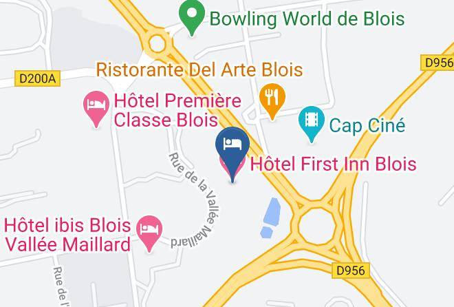 Loir Et Cher - Hotel First Inn Blois Maps