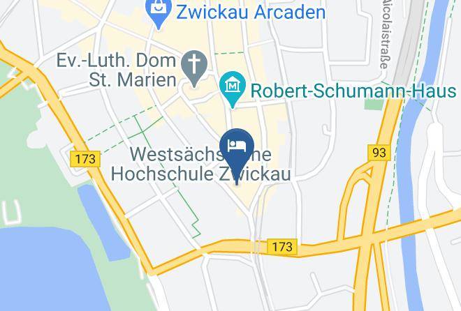 First Inn Zwickau Map
