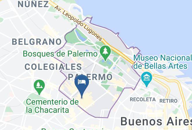 Buenos Aires - First Palermo Viejo Hotel Maps
