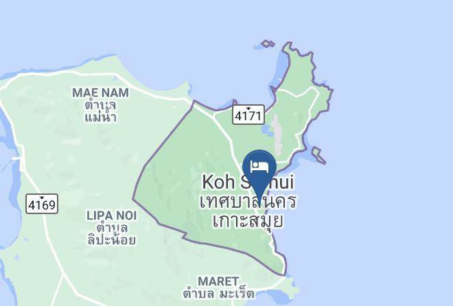 Amphoe Ko Samui - First Residence Hotel Maps