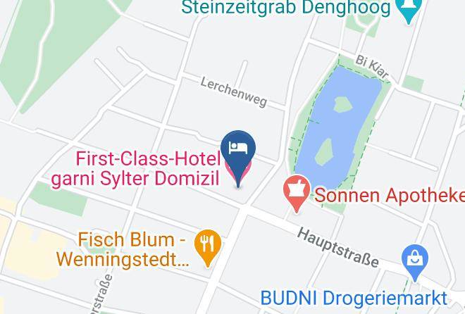 Nordfriesland - First Class Hotel Garni Sylter Domizil Maps