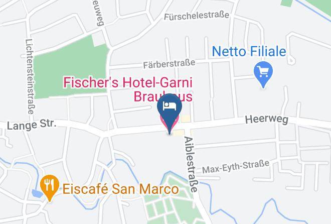 Tubingen - Fischer's Hotel Garni Brauhaus Maps
