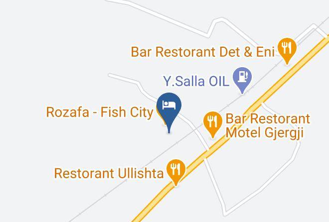 Elbasan - Fish City Hotel Maps
