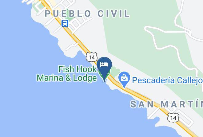 Golfito - Fish Hook Marina & Lodge Maps