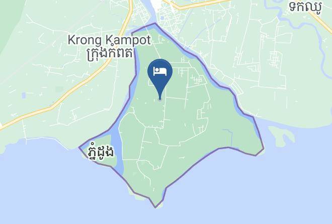Kampot Town - Fish Island Community Arts Centre Maps