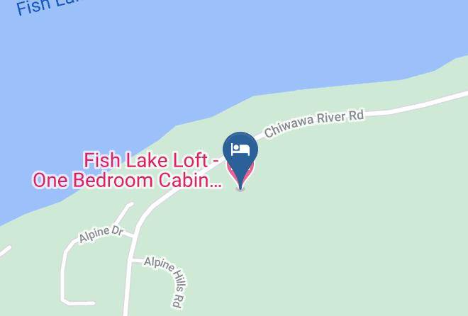 Fish Lake Loft One Bedroom Cabin With Hot Tub Harita - Washington - Chelan