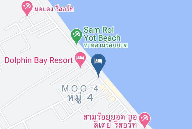 Amphoe Sam Roi Yot - Fisherman Resort Maps