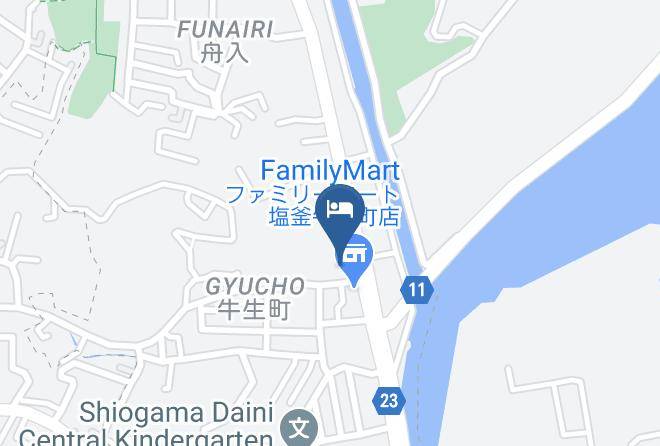 Shiogama City - Fishermen's Minshuku Sakurasou Maps
