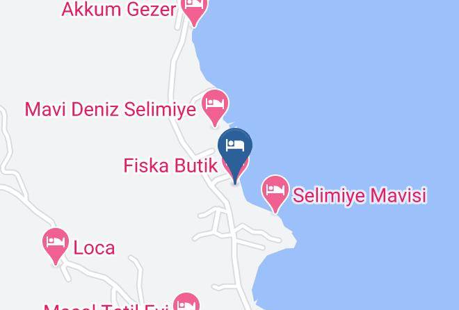 Mugla - Fiska Butik Hotel Maps