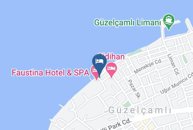 Guzelcamli - Fiskos Beach Hotel Maps