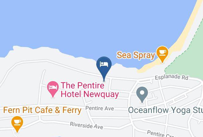 Cornwall - Fistral Beach Hotel And Spa Maps
