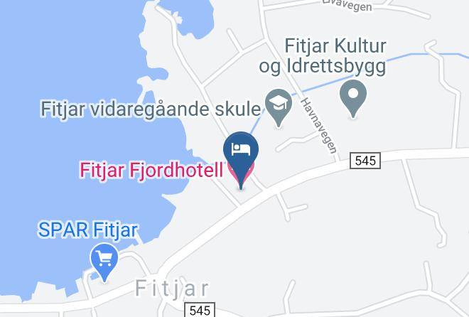 Fitjar - Fitjar Fjordhotell Maps