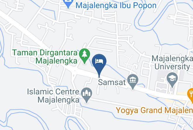 Majalengka Regency - Fitra Hotel Majalengka Maps