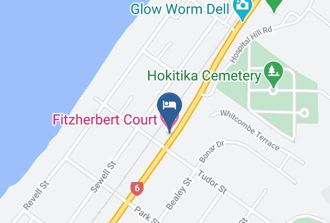 Fitzherbert Court Motel Map