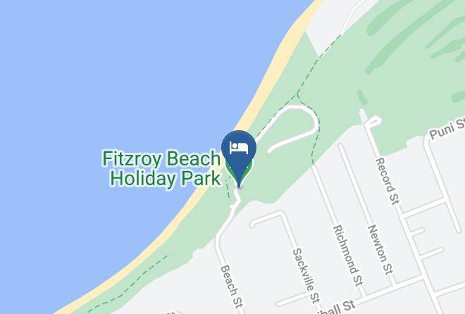 Fitzroy Beach Holiday Park Map