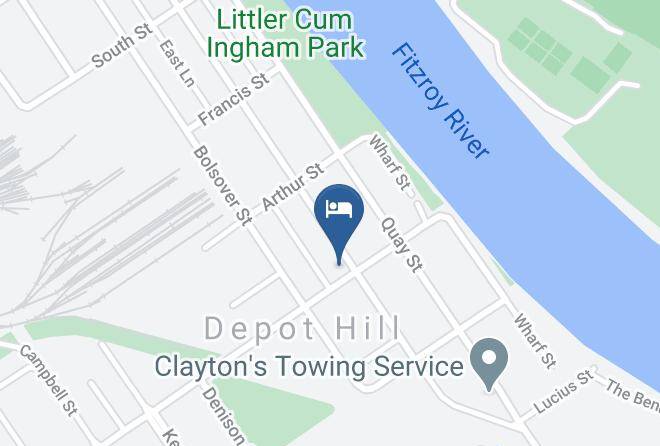 Rockhampton - Fitzroy Hotel Maps