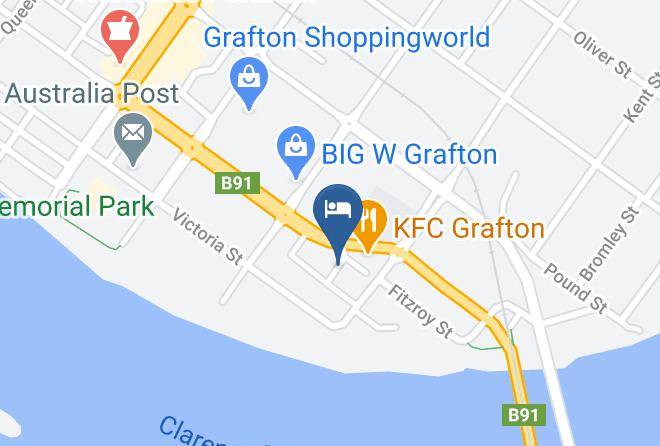 Fitzroy Motor Inn Map