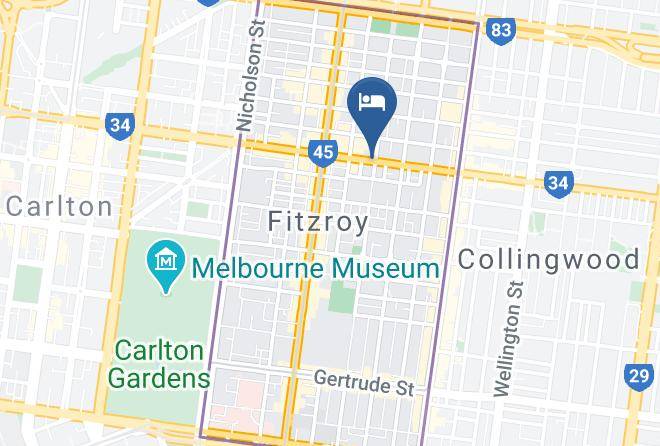 Yarra - Fitzroy Town Hall Hotel Maps
