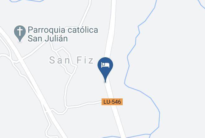 Lugo - Fiz De Vilapedre Restaurante Maps