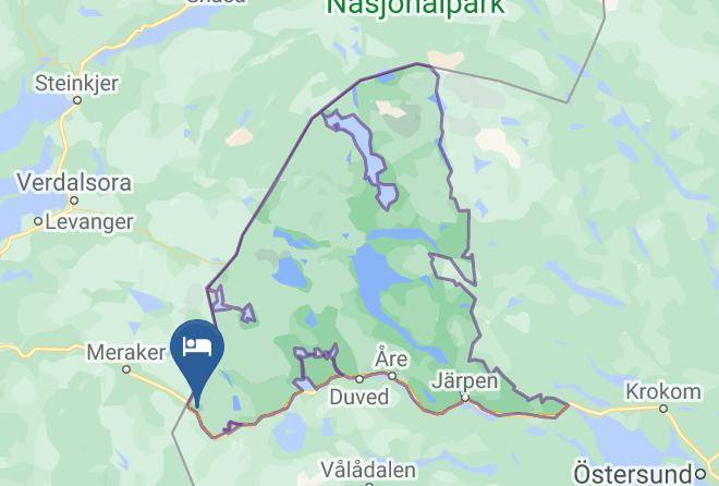 Are - Fjallyor Hotell Maps