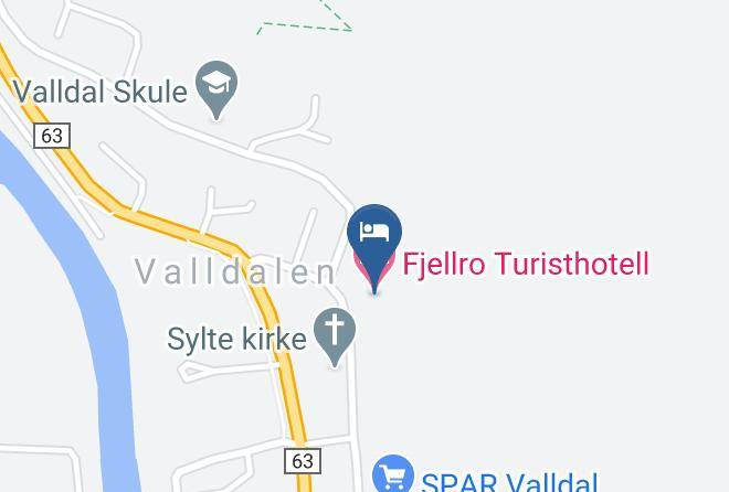 Norddal - Fjellro Turisthotell Maps