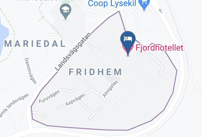 Fjordhotellet Map