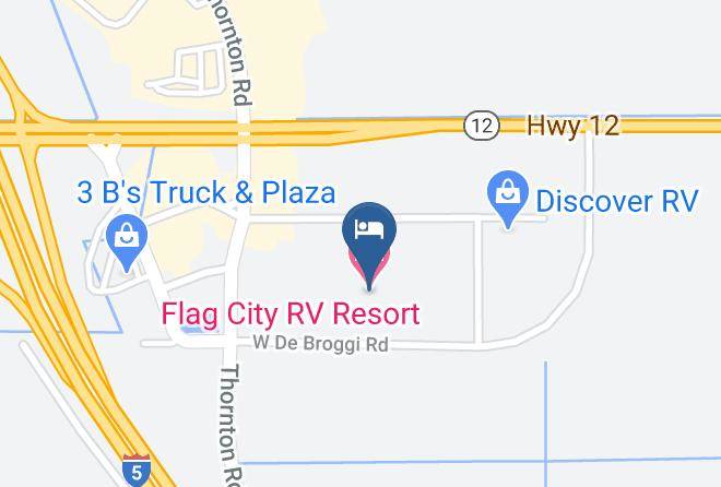San Joaquin - Flag City Rv Resort Maps