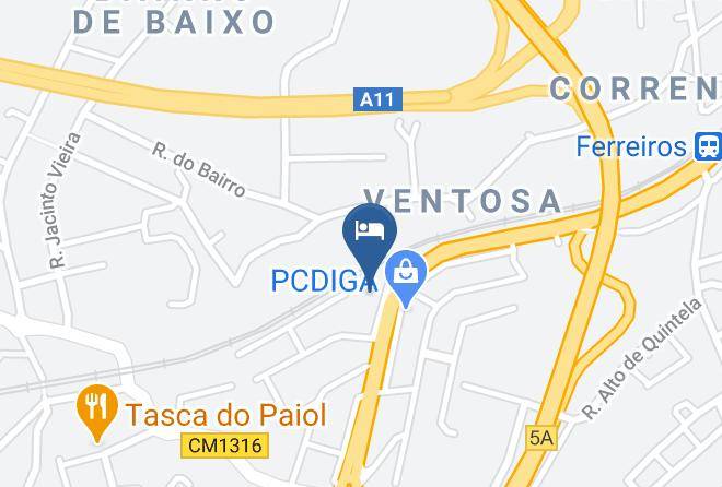 Gondizalves - Flag Hotel Braga Maps