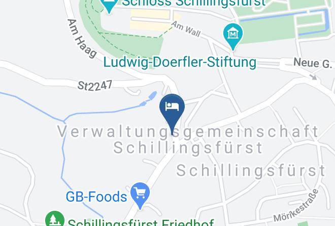 Ansbach - Hotel Gasthof Die Post Brennerei Frankenhohe Maps