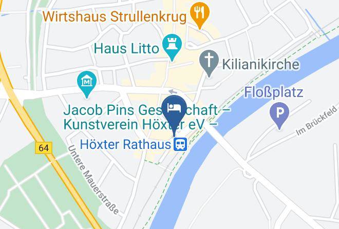Hoxter - Flair Hotel Stadt Hoxter Maps