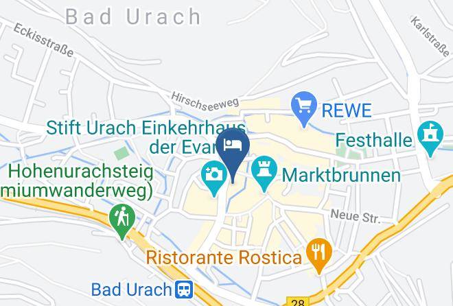 Reutlingen - Flair Hotel Vier Jahreszeiten Maps