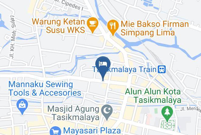 Kota Tasikmalaya - Flamboyan Hotel Maps