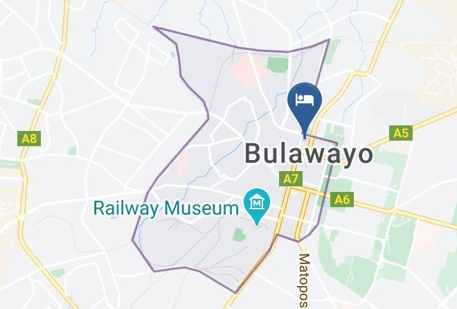 Bulawayo - Flame Lilly City Lodge Maps