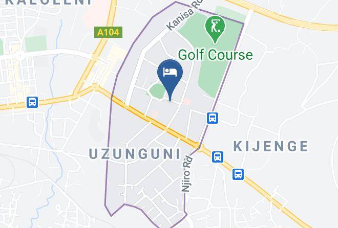 Arusha - Flame Tree Restaurant Maps