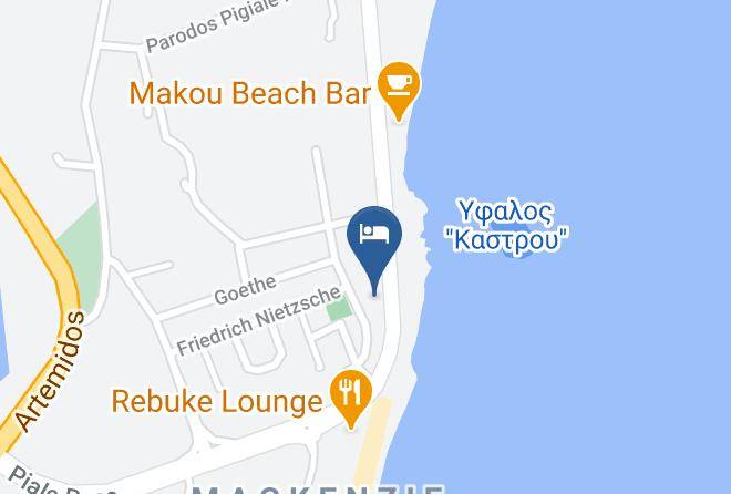 Larnaca - Flamingo Beach Hotel Maps