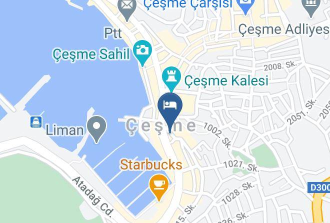 Cesme - Flamingo Cafe Maps