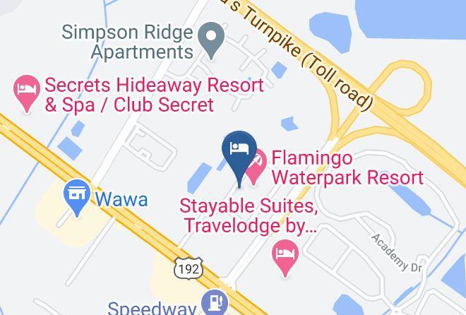 Osceola - Flamingo Express Hotel Maps