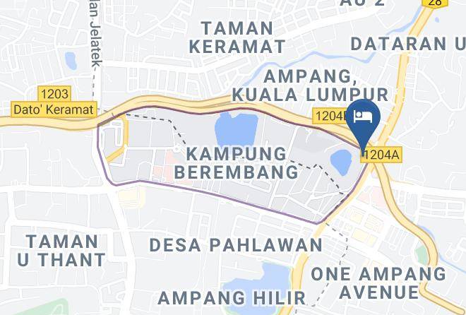 Gombak - Flamingo Hotel By The Lake Kuala Lumpur Maps