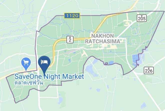 Amphoe Mueang Nakhon Ratchasima - Flamingo Hotel Maps