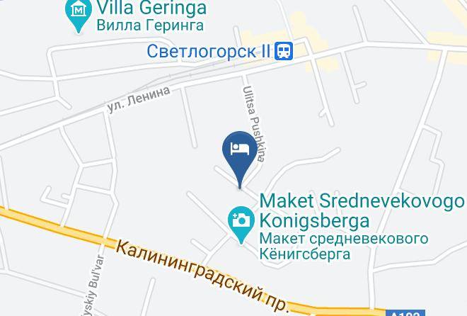 Svetlogorsky District - Flamingo Hotel Maps