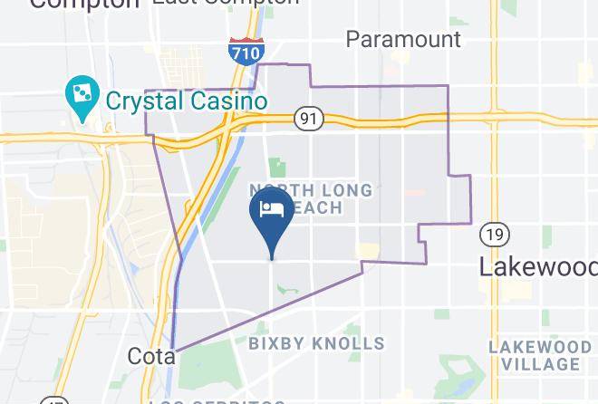 Los Angeles - Flamingo Inn Motel Maps