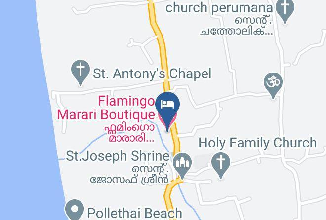 Ambalapulai - Flamingo Marari Boutique Hotel Maps