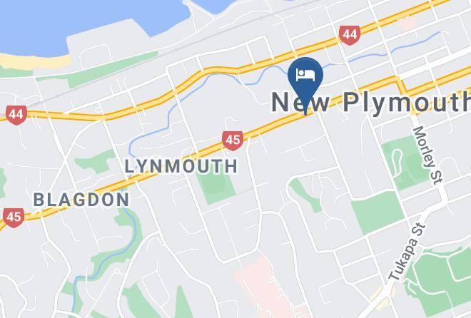 Flamingo Motel New Plymouth Map