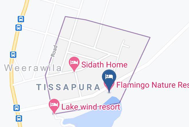 Galle - Flamingo Nature Resort Maps